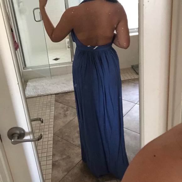 Lulus periwinkle maxi dress - Picture 4 of 4
